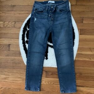 KanCan Blue Skinny Jeans High-Rise Stretch